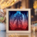 Optimus Prime – Paper Cut Light Box File - Cricut File - 20x20cm - LightBoxGoodMan