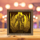 Optimus Prime - Paper Cutting Light Box - LightBoxGoodman