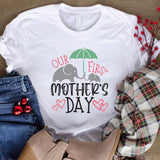 Our First Mother's Day - Cricut File - Svg, Png, Dxf, Eps - LightBoxGoodMan - LightboxGoodman