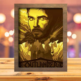 Outlander - Paper Cutting Light Box - LightBoxGoodman - LightboxGoodman