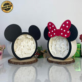 Pack 2 Disneyland - Paper Cut Disney Mouse Light Box File - Cricut File - LightBoxGoodMan - LightboxGoodman