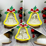 Pack 3 Christmas 1 - Bell Lantern File - Cricut File - LightBoxGoodMan - LightboxGoodman