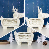 Pack 3 Christmas 1 - Reindeer Pop-up File - Cricut File - LightBoxGoodMan - LightboxGoodman