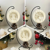 Pack 3 Christmas 2 - 3D Pop-up Light Box Ornament File - Cricut File - LightBoxGoodMan - LightboxGoodman