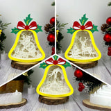 Pack 3 Christmas 2 - Bell Lantern File - Cricut File - LightBoxGoodMan - LightboxGoodman