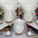 Pack 3 Christmas 2 - Droplet Lantern File - Cricut File - LightBoxGoodMan - LightboxGoodman