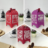 Pack 3 Christmas 2 - Paper Cut Lantern File - Cricut File - 10,5x20,6cm - LightBoxGoodMan - LightboxGoodman