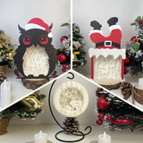 Pack 3 Christmas Mix 25 - 3D Pop-up Mix Light Box File - Cricut File - LightBoxGoodMan - LightboxGoodman