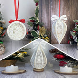 Pack 3 Christmas Mix 51 - Mix Lantern File - Cricut File - LightBoxGoodMan - LightboxGoodman