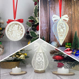 Pack 3 Christmas Mix 52 - Mix Lantern File - Cricut File - LightBoxGoodMan - LightboxGoodman