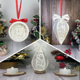 Pack 3 Christmas Mix 53 - Mix Lantern File - Cricut File - LightBoxGoodMan - LightboxGoodman