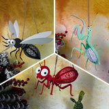 Pack 3 Different Insects - 3D Animal-shapes Lantern File - Cricut File - LightBoxGoodMan - LightboxGoodman