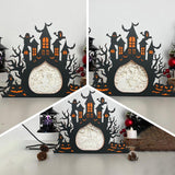 Pack 3 Halloween 1 - Paper Cut Haunted Castle Light Box File - Cricut File - 19.7x24.7 cm - LightBoxGoodMan - LightboxGoodman