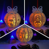 Pack 3 Halloween 2 - Globe Lantern File - Cricut File 1 - LightBoxGoodMan