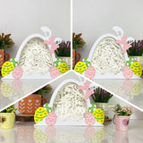 Pack 3 Happy Easter - Giant Easter Egg Papercut Lightbox File - Cricut File - 7,5x9,6 Inches - LightBoxGoodMan - LightboxGoodman