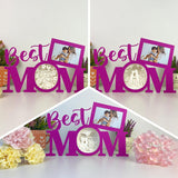 Pack 3 Happy Mother's Day - Best Mom Papercut Lightbox File - 11.3x7.4" - Cricut File - LightBoxGoodMan - LightboxGoodman