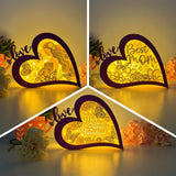 Pack 3 Happy Mother's Day - Love Heart Papercut Lightbox File - 5,6x7,5" - Cricut File - LightBoxGoodMan - LightboxGoodman