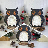 Pack 3 Harry Potter - Paper Cut Owl Light Box File - Cricut File - 25x20 cm - LightBoxGoodMan - LightboxGoodman