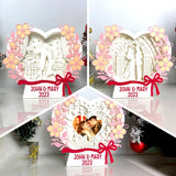 Pack 3 Love Anniversary - Personalized Heart Papercut Lightbox File - 7x7,6" - Cricut File - LightBoxGoodMan - LightboxGoodman