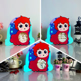 Pack 3 Ponyo - Ponyo Papercut Lightbox File - 8x7.5" - Cricut File - LightBoxGoodMan - LightboxGoodman