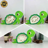 Pack 3 Sea Turtle - Turtle Papercut Lightbox File - 10x6" - Cricut File - LightBoxGoodMan - LightboxGoodman