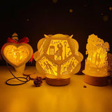 Pack 3 Valentine - 3D Lantern File - Cricut File - LightBoxGoodMan