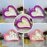 Pack 5 Valentine - Love Heart Papercut Lightbox File - 5,6x7,5" - Cricut File - LightBoxGoodMan - LightboxGoodman