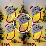 Pack 5 Xmas 2 - Paper Cut Pet Light Box File - Xmas Cat Motif - Cricut File - 8x6 Inches - LightBoxGoodMan