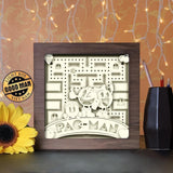 Pacman - Paper Cutting Light Box - LightBoxGoodman - LightboxGoodman