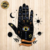 Palmistry - Cricut File - Svg, Png, Dxf, Eps - LightBoxGoodMan - LightboxGoodman