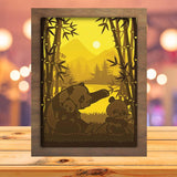 Panda 1 - Paper Cutting Light Box - LightBoxGoodman