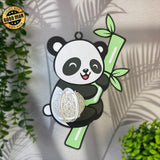 Panda - 3D Panda Lantern File - 11x7" - Cricut File - LightBoxGoodMan - LightboxGoodman