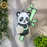 Panda - 3D Panda Lantern File - 11x7" - Cricut File - LightBoxGoodMan - LightboxGoodman