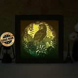 Parrot – Paper Cut Light Box File - Cricut File - 8x8 inches - LightBoxGoodMan - LightboxGoodman