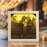 Paw Patrol Square – Paper Cut Light Box File - Cricut File - 20x20cm - LightBoxGoodMan