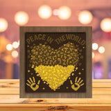 Peace In Ukraine - Paper Cutting Light Box - LightBoxGoodman - LightboxGoodman