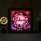 Peace – Paper Cut Light Box File - Cricut File - 20x20cm - LightBoxGoodMan - LightboxGoodman