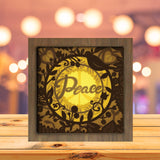 Peace - Paper Cutting Light Box - LightBoxGoodman