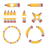 Pencil - Cricut File - Svg, Png, Dxf, Eps - LightBoxGoodMan - LightboxGoodman