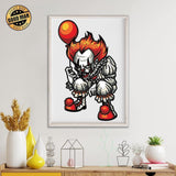 Pennywise - Paper 3D Layered File - Cricut File - 17x29cm - LightBoxGoodMan - LightboxGoodman