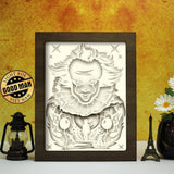 Pennywise - Paper Cut Light Box File - Cricut File - 20x26cm - LightBoxGoodMan - LightboxGoodman