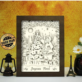 Père Noel 3 – Paper Cut Light Box File - Cricut File - 20x26cm - LightBoxGoodMan - LightboxGoodman