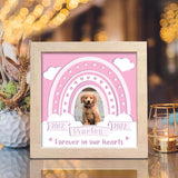 Pet Memorial – Personalized Papercut Lightbox File - 8x8