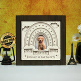 Pet Memorial – Personalized Papercut Lightbox File - 8x8" - Cricut File - LightBoxGoodMan - LightboxGoodman