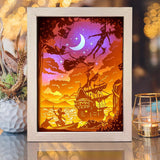 Peter Pan 1 – Paper Cut Light Box File - Cricut File - 20x26cm - LightBoxGoodMan