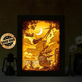 Peter Pan 1 – Paper Cut Light Box File - Cricut File - 20x26cm - LightBoxGoodMan - LightboxGoodman