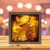 Peter Pan 1 Square - Paper Cutting Light Box - LightBoxGoodman