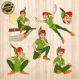 Peter Pan 2 - Cricut File - Svg, Png, Dxf, Eps - LightBoxGoodMan - LightboxGoodman