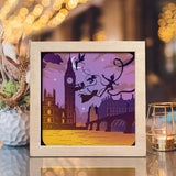 Peter Pan 2 – Paper Cut Light Box File - Cricut File - 20x20cm - LightBoxGoodMan - LightboxGoodman