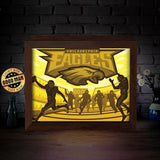 Philadelphia Eagles – Paper Cut Light Box File - Cricut File - 20x26cm - LightBoxGoodMan - LightboxGoodman